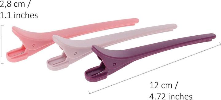 Image du produit Parsa Beauty Clips à cheveux Parsa, mauve-rose-rose (3 pcs)