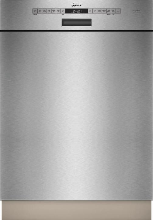 Produktbild Neff N 50, Unterbau-Geschirrspüler, 60 cm, Gebürsteter Stahl, S125EBS03D, ID S125EBS03D