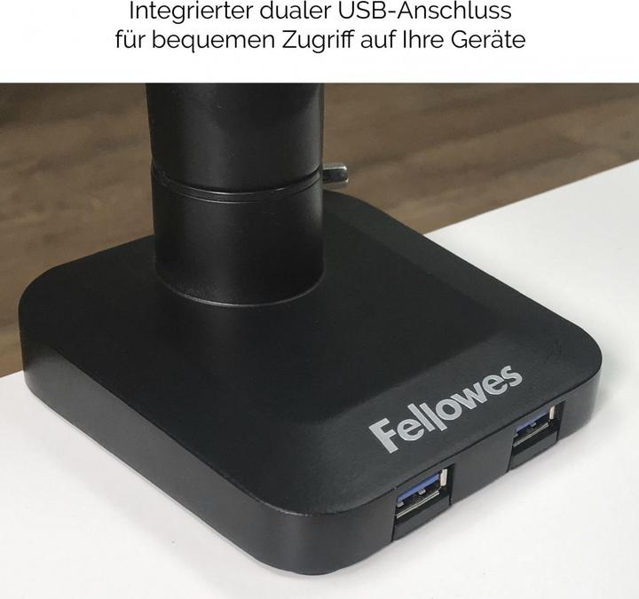 Produktbild Fellowes Platinum Series Doppel Monitorarm (Tisch, 40")