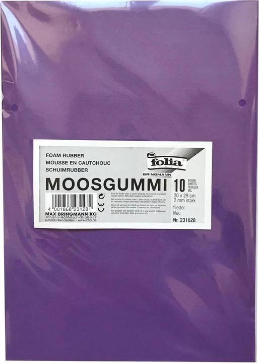 Produktbild Folia Moosgummi flieder