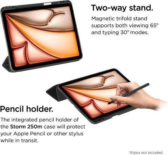 Image du produit Eiger Storm 250 Stylus Case (iPad Air 13 2024 (M2), iPad Pro 12.9 2018 (3. Gen), iPad Pro 12.9 2020 (4. Gen), iPad Pro 12.9 2021 (5ème génération), iPad Pro 12.9 2022 (6e génération), iPad Air 13 2025)