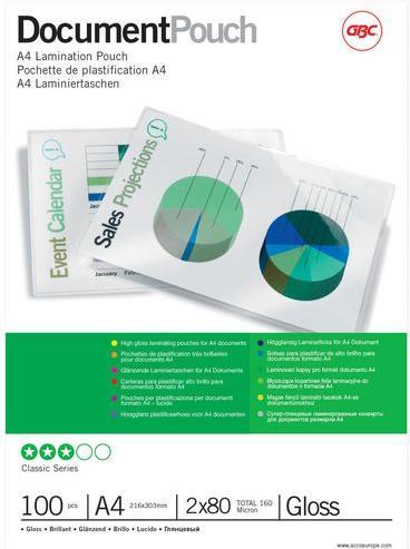 Immagine prodotto GBC Laminierfolie (A4, 100 Pezzo/i, 80 µm)