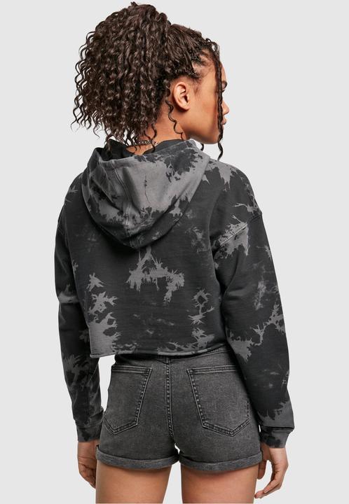 Immagine prodotto Urban Classics Felpa con cappuccio corta oversize da donna, sbiancata (4XL)
