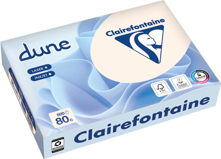 Produktbild Clairefontaine Universalpapier Dune, naturweiss (100 g/m², 500 x, A3)