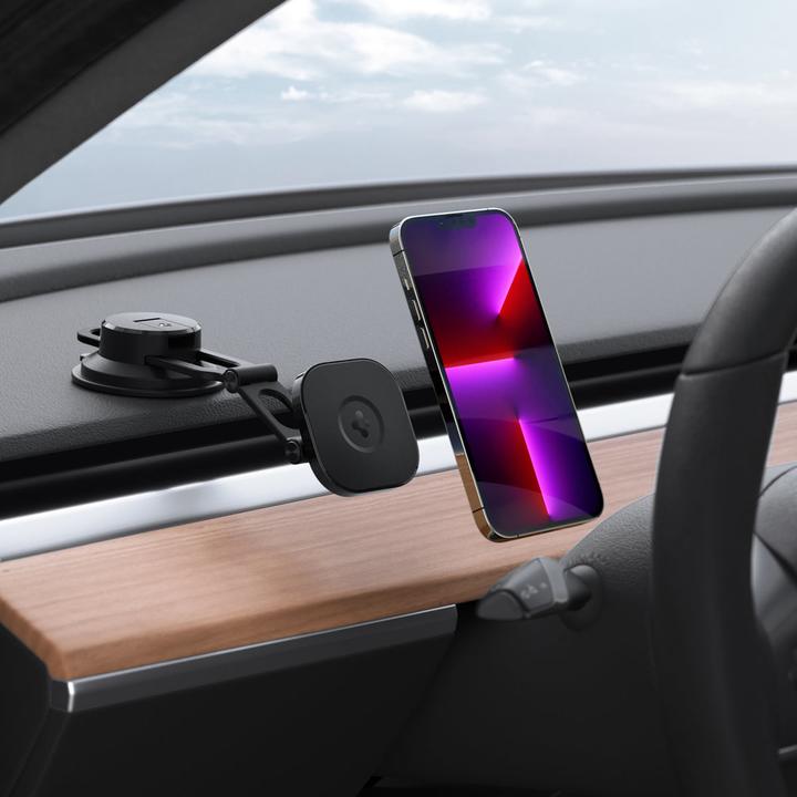 Produktbild Spigen Autohalterung ITS35-3 Onetap Magnetic Magsafe Windschutzscheibe & Armaturenbrett Autohalterung