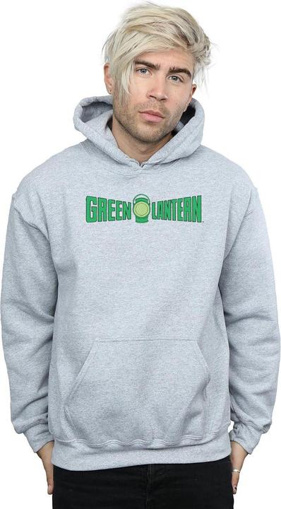 Produktbild Green Lantern Text Logo Kapuzenpullover (L)