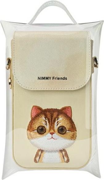 Produktbild Dell Nimmy phone bag khaki Big Eyed Pet 2.0 Cat