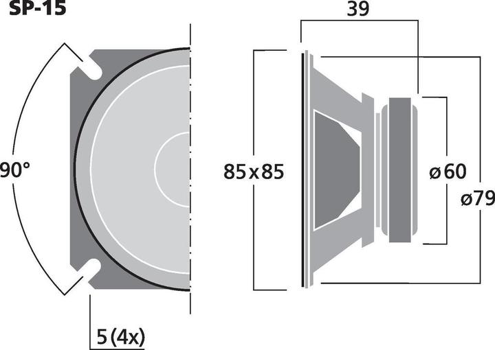 Actual product image Monacor SpecialLoudspeaker (1 pcs.)