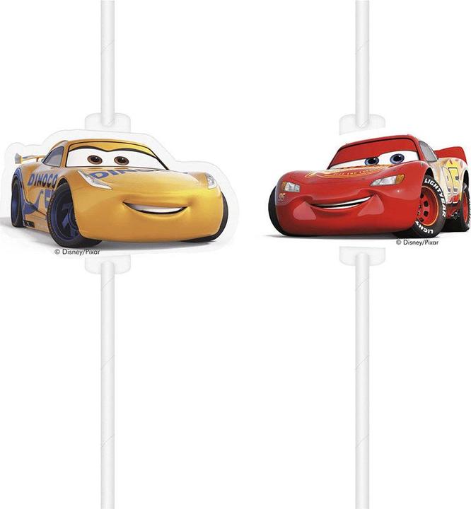 Produktbild Globos Europe 4 Cars Evolution Papier Strohhalme