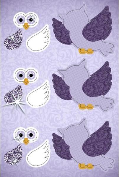 Produktbild Ursus Bastelset 3D Paper Decoration Eulen I