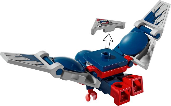 Actual product image LEGO Showdown zwischen Captain America und Red Hulk (76292, LEGO Marvel)