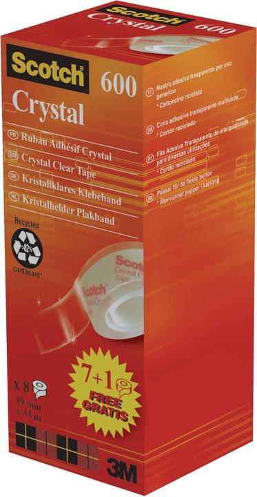 Actual product image Scotch Crystal adhesive tape value pack (19 mm)