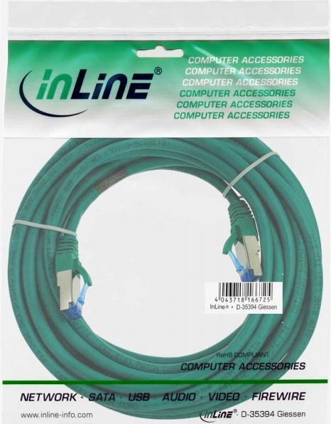 Produktbild InLine Patchkabel Cat.6A, S/FTP (PiMf), 500MHz (S/FTP, CAT6a, 10 m)