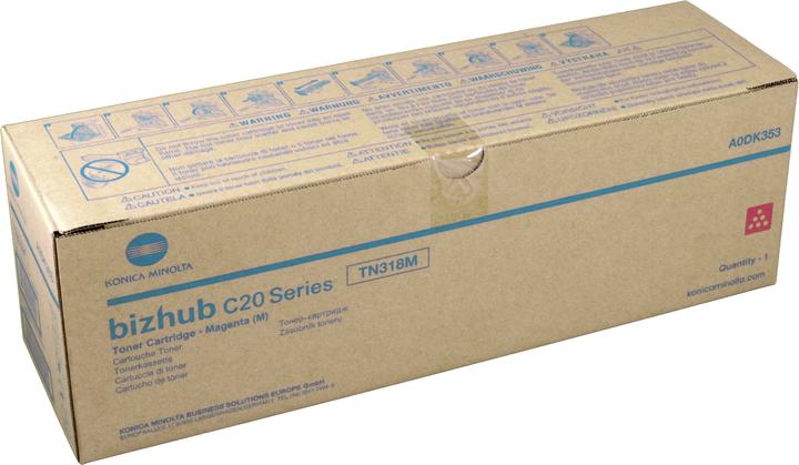 Produktbild Konica Minolta A0DK353TN-318 M Toner magenta 8.000 Seiten Magenta Bizhub C 20 20 P PX X (M)