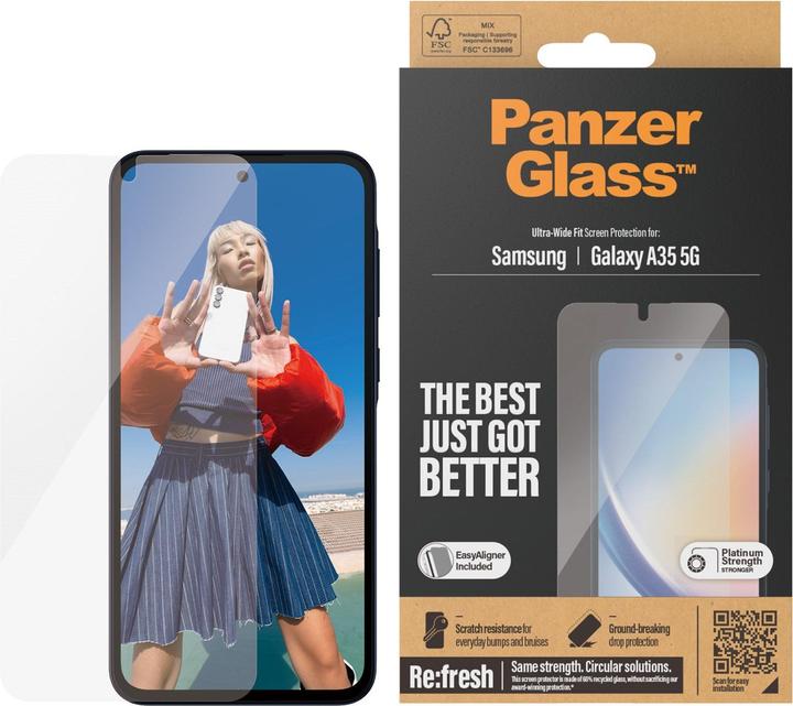 Image du produit PanzerGlass Ultra-Wide Fit (1 pièce(s), Samsung Galaxy A35)