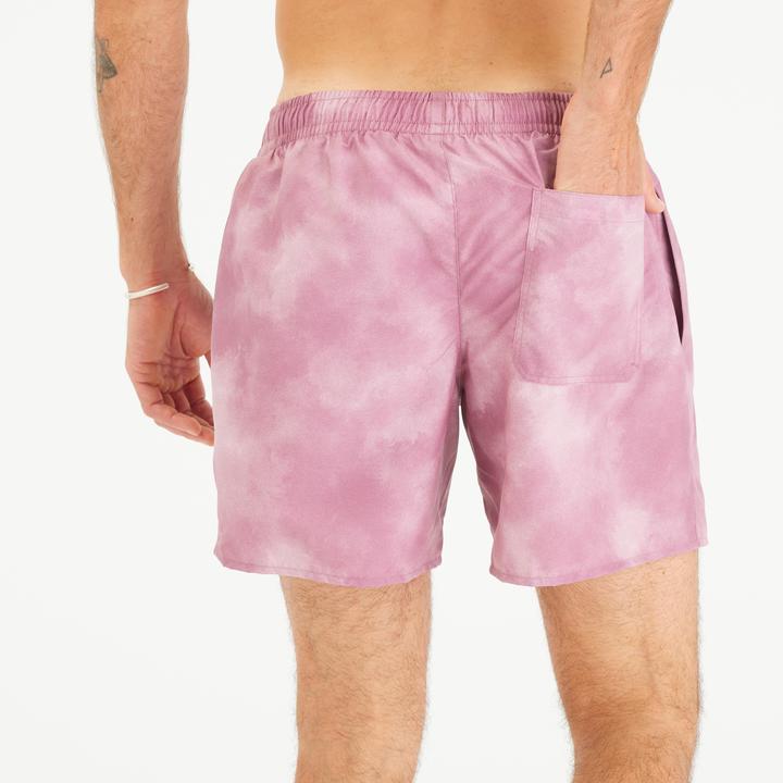 Actual product image Olaian Men's Swim Shorts Surf 100 15" Short - Cloud Violet grey (XXL)