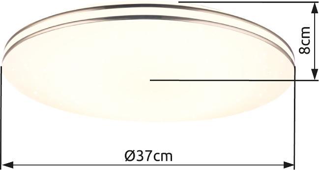 Produktbild Globo Deckenleuchte Pierre (1800 lm)