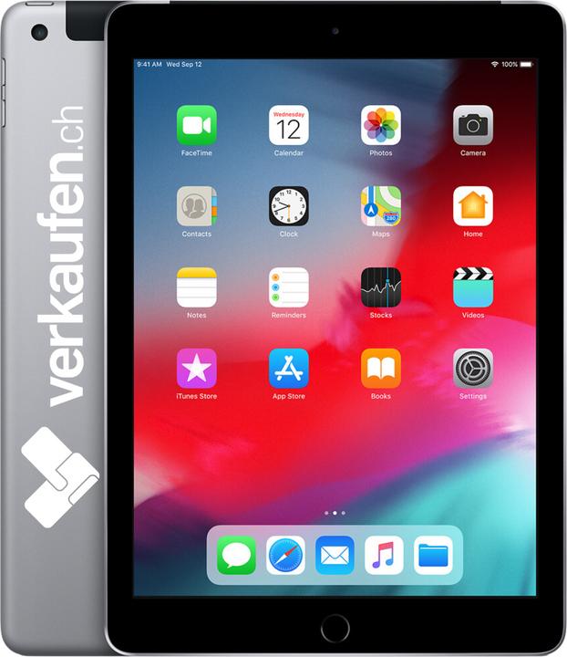Immagine prodotto verkaufen.ch iPad 6 WiFi 4G (4G, 9.70", 128 GB, Space grey, A / Come nuovo)
