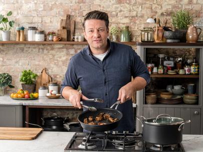 Produktbild Tefal Jamie Oliver H9122344 Kochtopf (18 cm, Kochtopf, Aluminium)