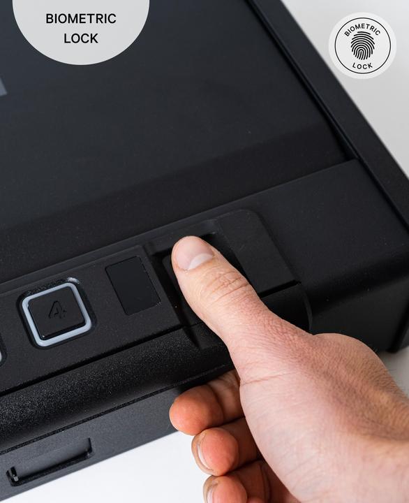 Actual product image Paladin Coffre-fort biométrique d'empreintes digitales