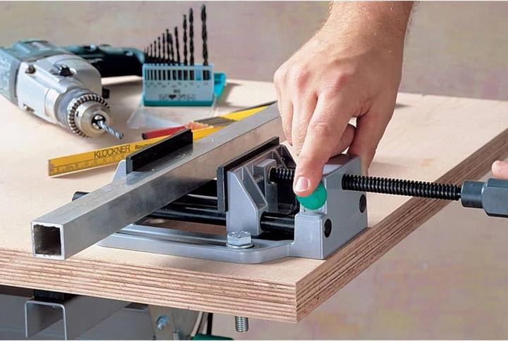 Produktbild wolfcraft wolfcraft 1 Universal-Schraubstock Backenbr. 100mm (100 mm)