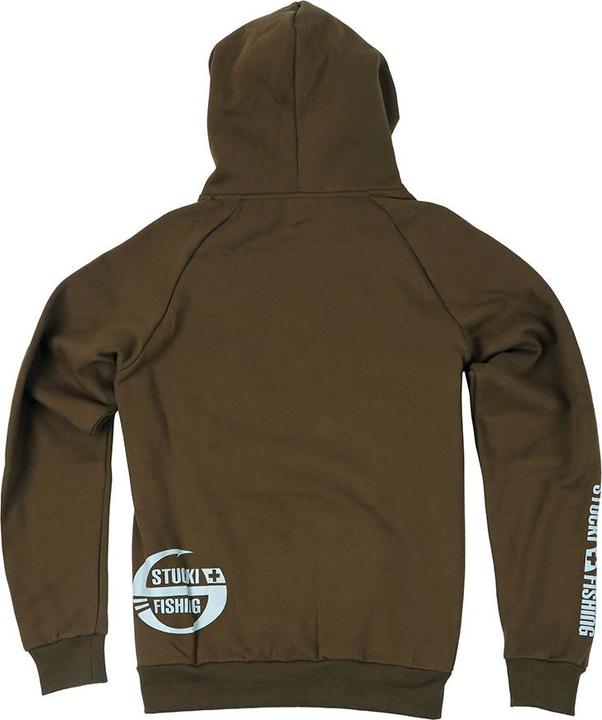 Immagine prodotto Stucki Fishing Because Fanatics Hoodie Olive (XL)
