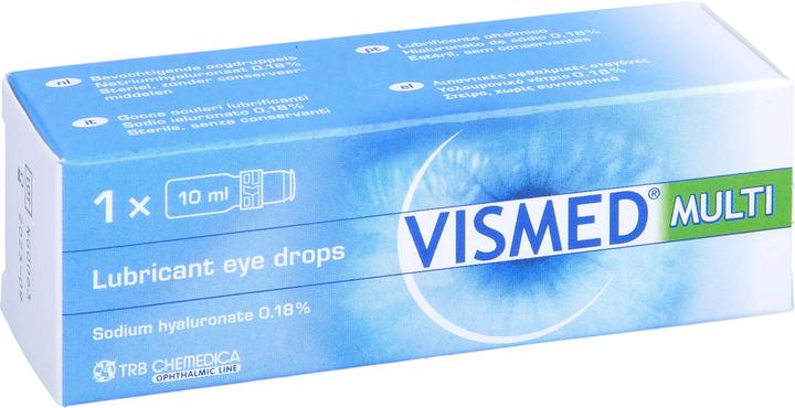 Produktbild TRB Chemedica VISMED multi Augentropfen, 10 ml Lösung (10 ml, 10 ml Lösung, VISMED multi Augentropfen)
