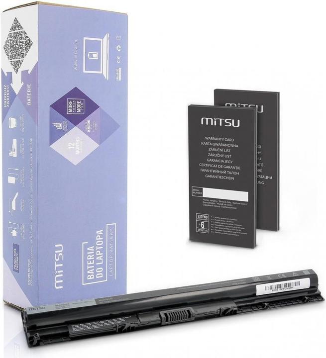 Produktbild Mitsu BATTERY BC/DE-15 (DELL 2200 MAH 33 WH) - Batterie - Batterie - Batterie (4 Zellen, 2200 mAh)