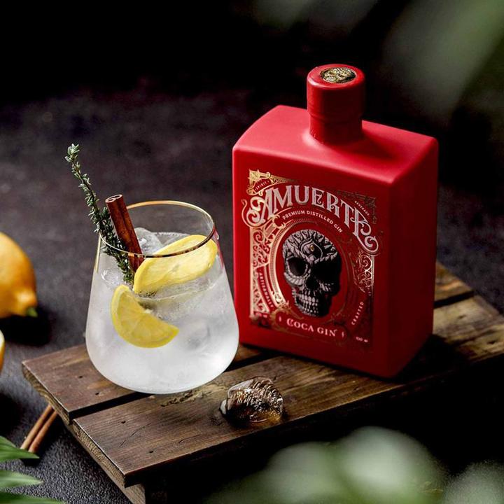 Produktbild Amuerte Gin Coca Leaf Red Edition (1 x 70 cl)