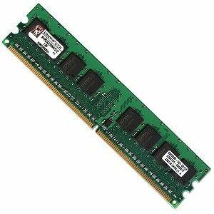 Image du produit Kingston ValueRAM 1Go, DDR2, PC2-4200, 533MHz, CL4 (1 x 1GB, 533 MHz, DDR2-RAM, DIMM)