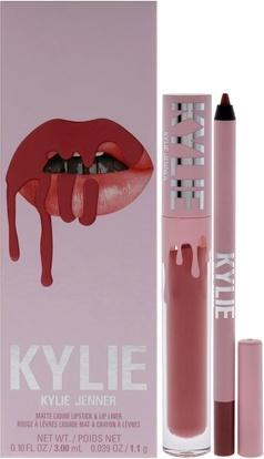 Kylie Jenner Kylie Cosmetics Matte Lip Kit 704 Sweater Weather für Frauen 0.10oz (704 Sweater Weather)