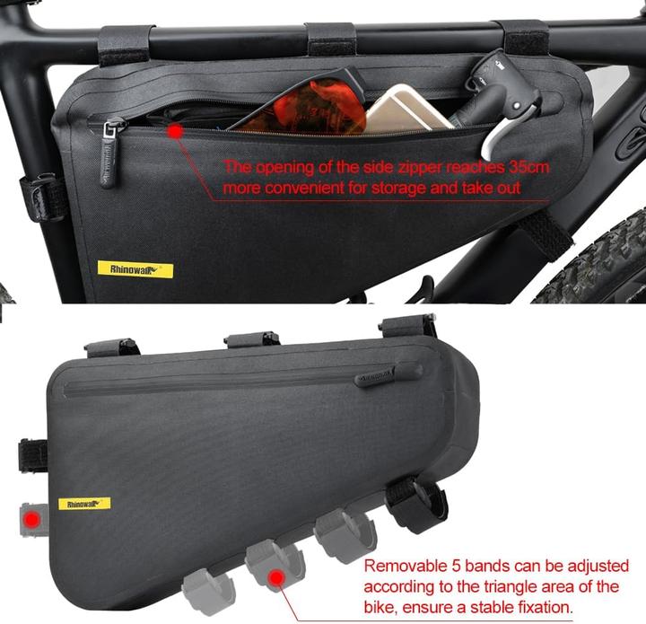 Actual product image Rhinowalk Velo-Rahmentasche (4 l, Frame bag)