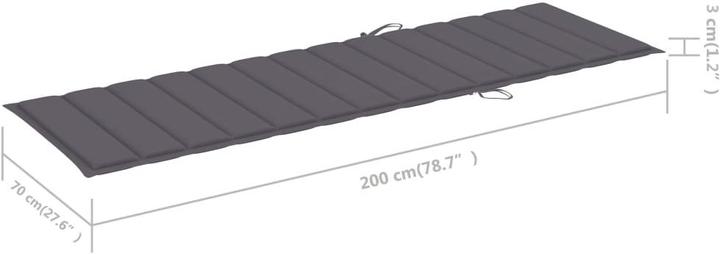 Produktbild VidaXL Hayder (200 x 70 x 3 cm)