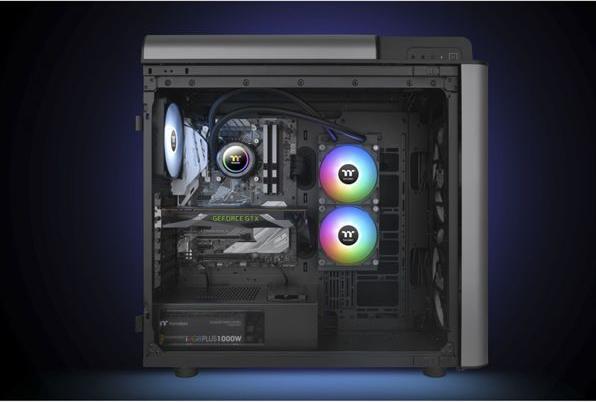 Actual product image Thermaltake Cooler TH240 ARGB Sync AIO Water Cooling CL-W361-PL12SW-A