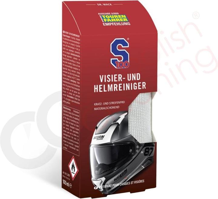 Actual product image S100 Visor and helmet cleaner (100 ml)