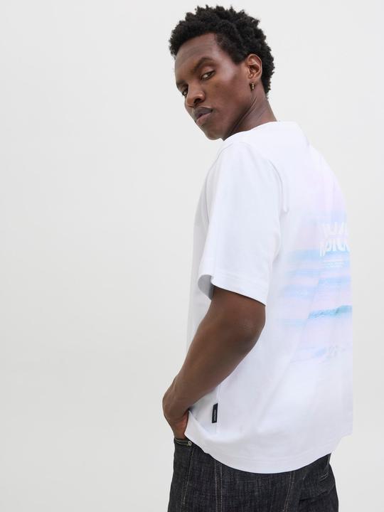 Actual product image Jack & Jones Gedruckt Rundhalsausschnitt T-shirt T-shirt (XL)