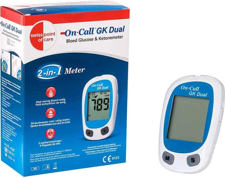 Produktbild Swiss point of care GK Dual (Blutzuckermessgerät)