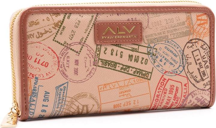 Actual product image ALV by Alviero Martini **Geldbörse Damen Modell Postkarten - 100% Polyurethan** - 20.0 X 10.0 X 2.5 Cm