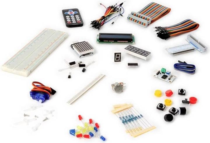 Actual product image Whadda Basic Learning Kit for Raspberry Pi