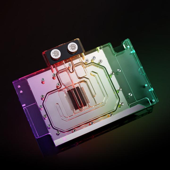 Actual product image Bitspower Nebula Strix/TUF 4080, ARGB - nickel + acrylic