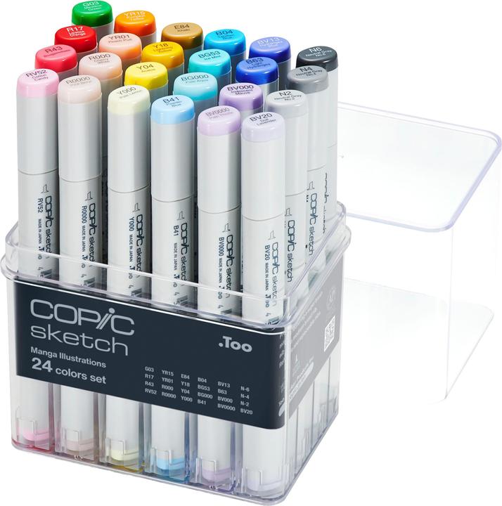 Image du produit Copic Manga Illustration (Multicolore, 3 mm, 24 x)