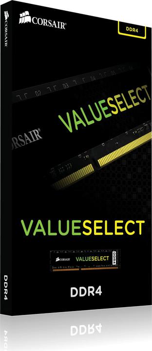 Immagine prodotto Corsair DDR4 ValueSelect 4GB 2666MHz (1 x 4GB, 2666 MHz, DDR4-RAM, DIMM)