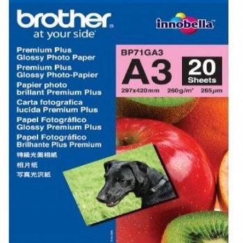 Produktbild Brother Premium Plus Glossy (260 g/m², A3, 20 x)