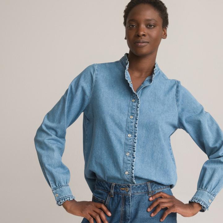 Immagine prodotto La Redoute Collections Camicetta in denim a maniche lunghe (48)
