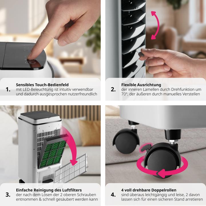 Image du produit tectake Climatiseur (10 m²)