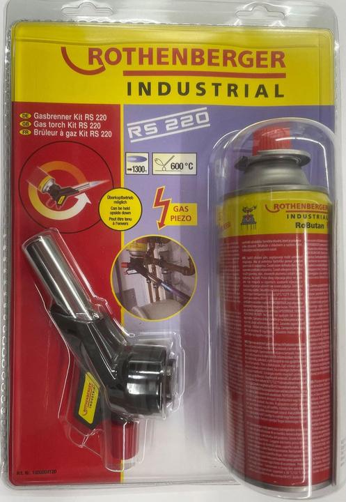 Produktbild Rothenberger Industrial 1000004120 Gasbrenner 3.5 h inkl. Gasflasche