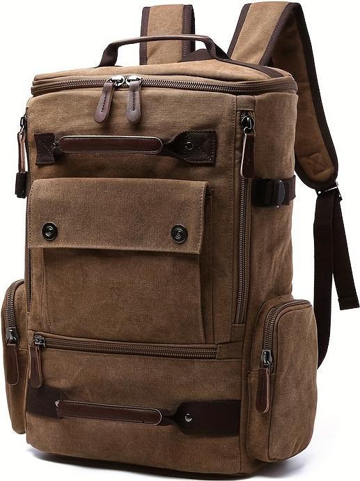 Immagine prodotto Only-Bags.Store Zaino di tela multifunzionale e resistente, borsa da trekking