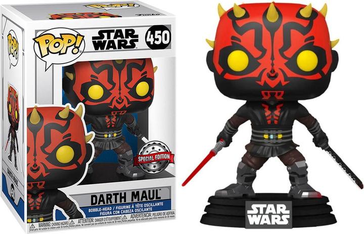 Image du produit Funko POP Star Wars Darth Maul with Saber Exclusive