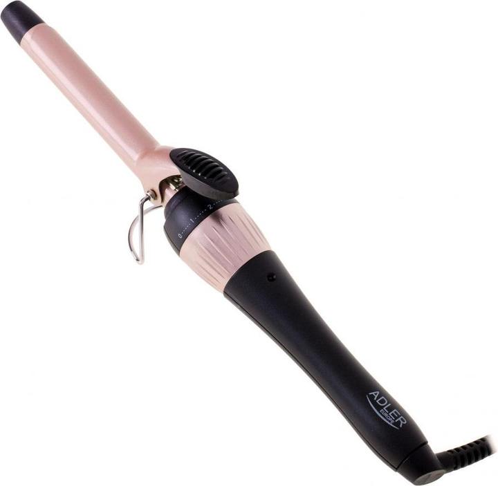 Adler AD 2116 Curling iron, Black/Pink (19 mm)