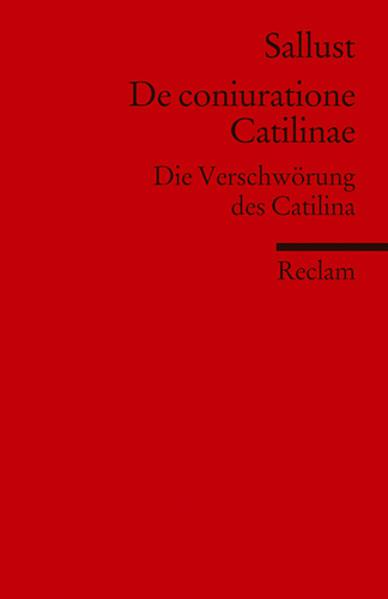 Produktbild De coniuratione Catilinae (Deutsch, Sallust, 2010)